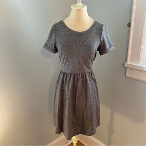 F21 Heather Gray Short Sleeved Dress